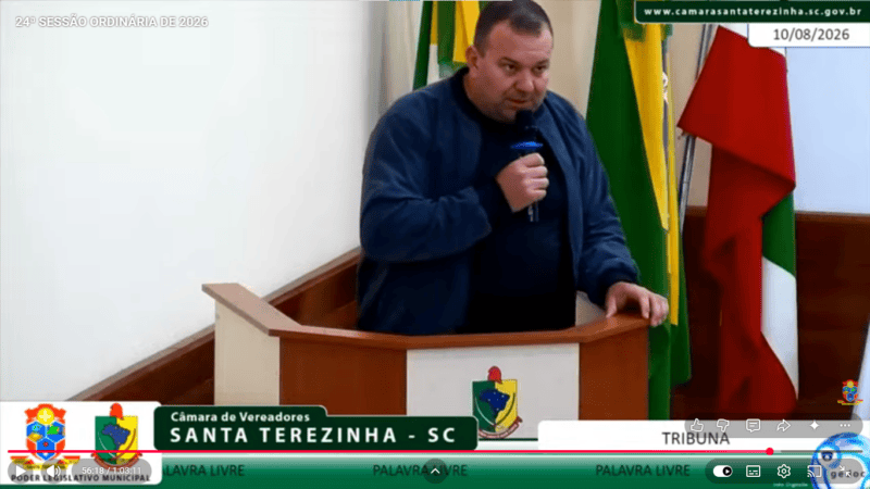 Jonas Wojciechowski cobra melhorias em estradas e parabeniza Moisés por assumir Prefeitura de Santa Terezinha