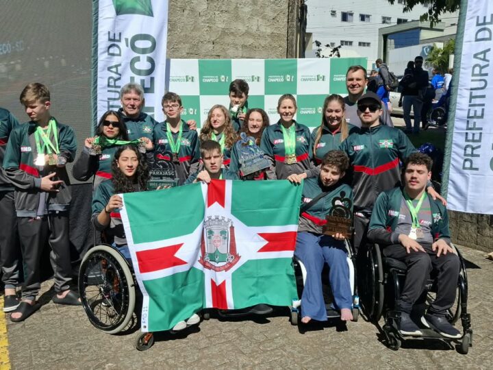 São Bento do Sul encerra participação histórica no Parajasc com 71 medalhas e sete troféus