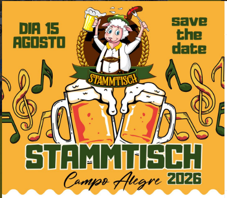 4º Stammtisch Campo Alegre 2026 transforma a Cascata Paraíso no maior encontro de cultura germânica da região.