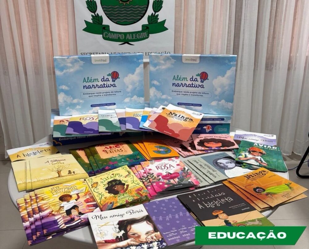 Prefeitura de Campo Alegre amplia acervo literário da Rede Municipal de Ensino