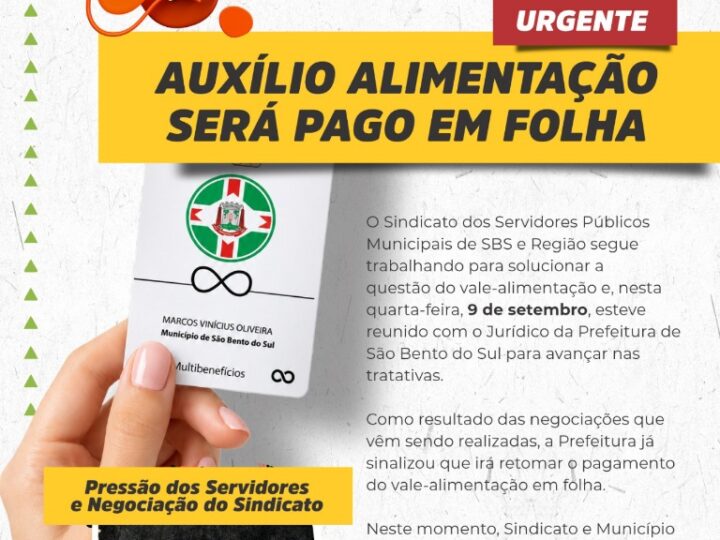 NOTA – VALE-ALIMENTAÇÃO
