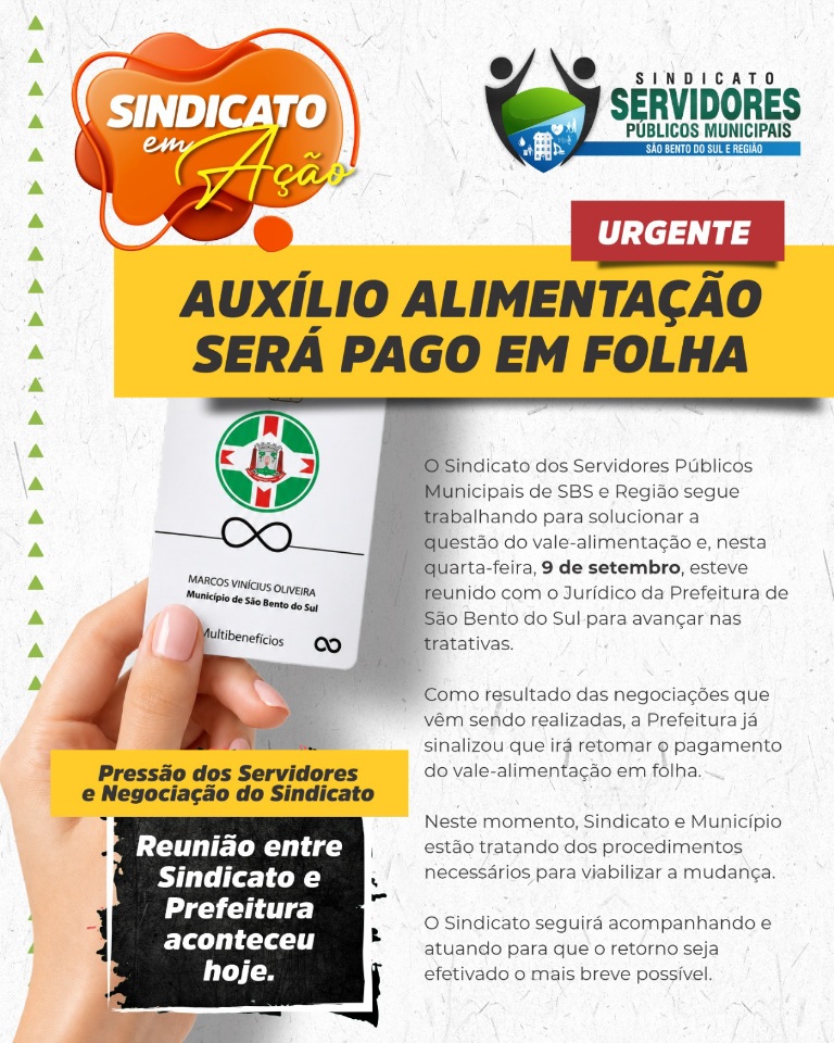 NOTA – VALE-ALIMENTAÇÃO