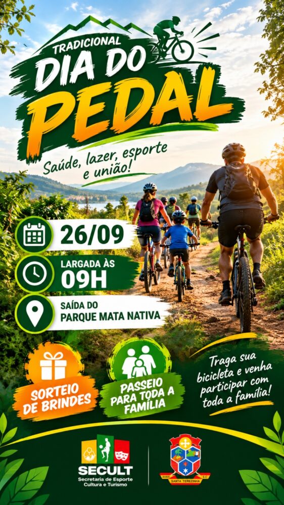 Santa Terezinha se prepara para o tradicional Dia do Pedal