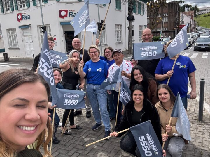 Terezinha recebe o candidato a governador João Rodrigues: Encontro ocorre nesta quarta-feira, dia do aniversário de São Bento do Sul