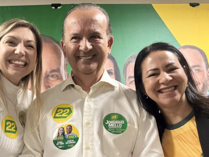 Jorginho Mello declara apoio a Juliana Maciel para deputada estadual do Planalto Norte e diz que precisa dela na Assembleia de SC