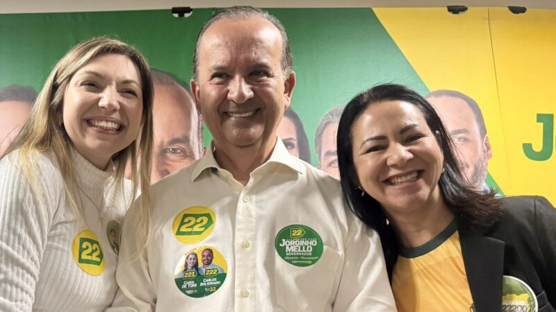 Jorginho Mello declara apoio a Juliana Maciel para deputada estadual do Planalto Norte e diz que precisa dela na Assembleia de SC