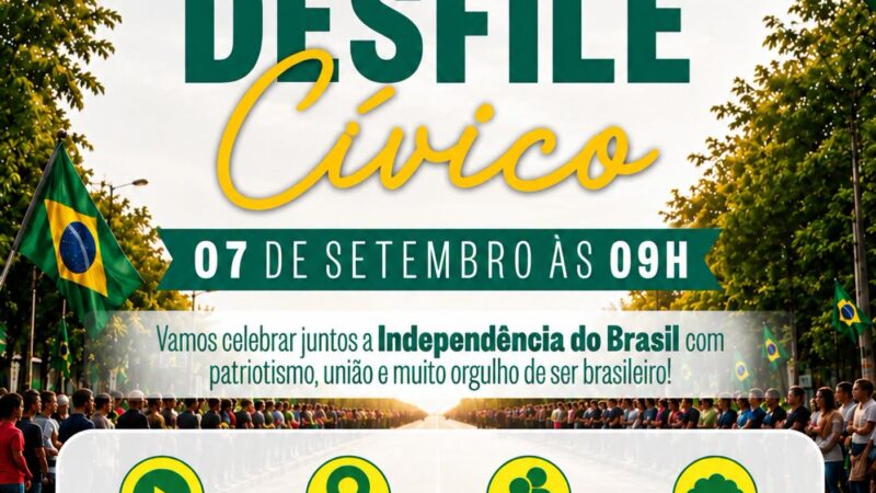 Monte Castelo se prepara para celebrar a Independência do Brasil com Desfile Cívico