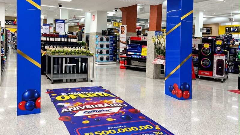 Condor comemora aniversário com ofensiva de ofertas e estreia jingle próprio