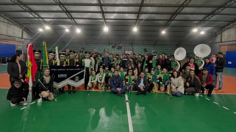 Prefeitura De Campo Alegre Homenageia Integrantes Da BAMUCA Pelas Conquistas Em Concurso De Bandas E Fanfarras