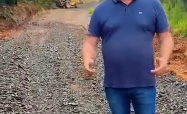 Prefeito de Monte Castelo cobra responsabilização de empresa por danos em estrada no Rio da Serra