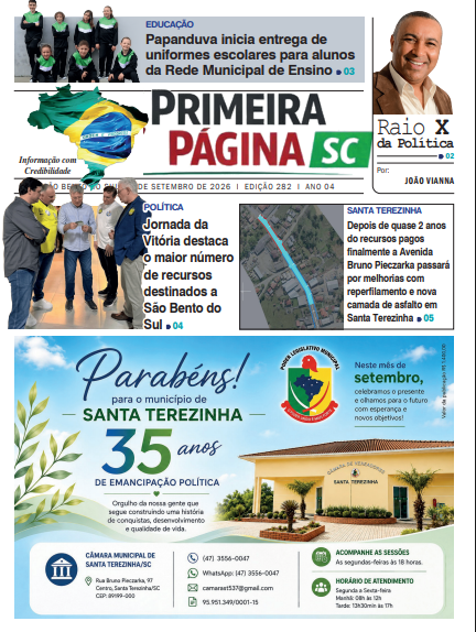 Edição 282- 04/09/2026
