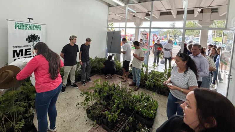 Mais de 2,3 mil mudas de árvores são distribuídas pela Semam durante a Festa Viva São Bento