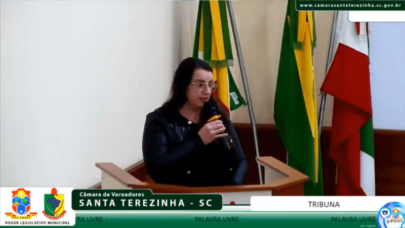 Vereadora Marilia cobra melhorias na saúde e destaca atendimento a moradores de Santa Terezinha