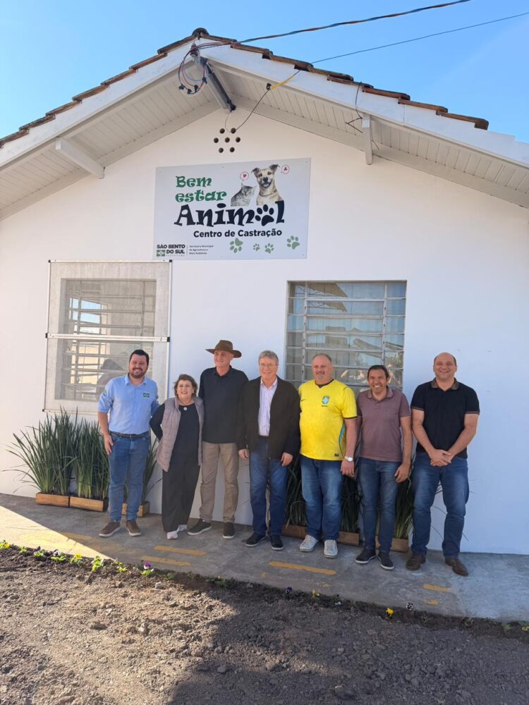 São Bento do Sul inaugura novo Centro de Castração de Cães e Gatos