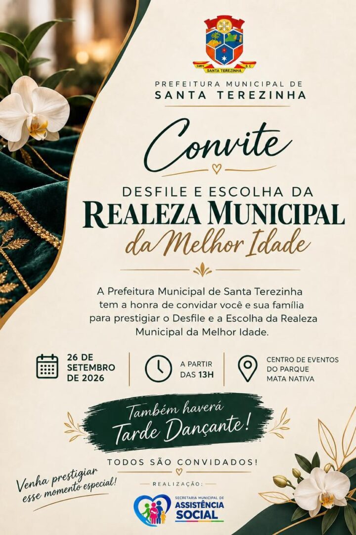 Santa Terezinha promove Desfile e Escolha da Realeza Municipal da Melhor Idade