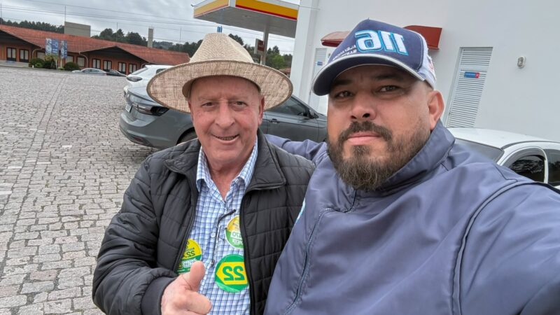 Nego Ney abraça campanha de Oscar Gutz e destaca compromisso com São Bento do Sul e região