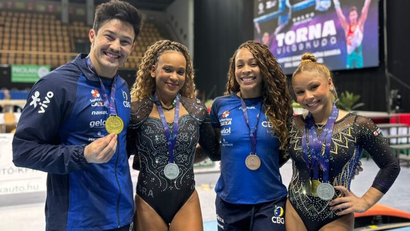 Brasil fecha Copa do Mundo da Hungria com 5 medalhas