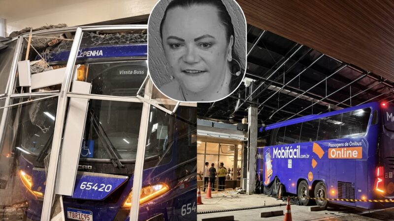 Motorista de ônibus de turismo usava celular ao atropelar gerente em Papanduva