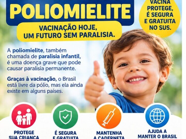 Rotary de Rio Negrinho alerta para vacinação contra a pólio