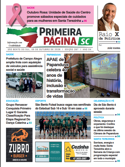 Edição 287- 09/10/2026