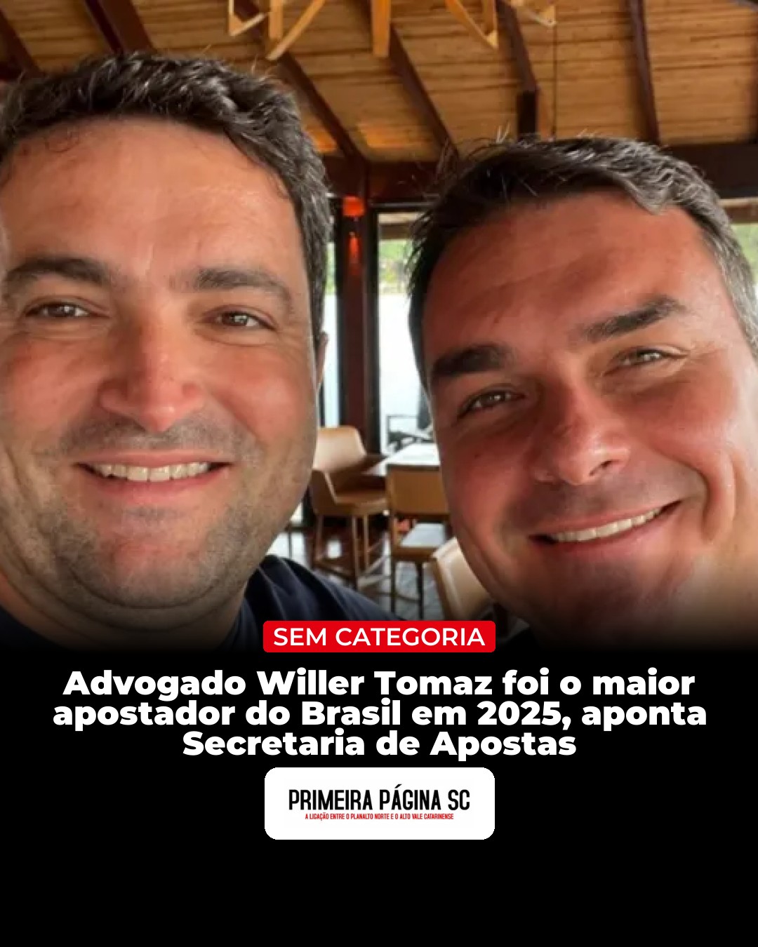 Willer Tomaz foi o maior apostador do Brasil em 2025