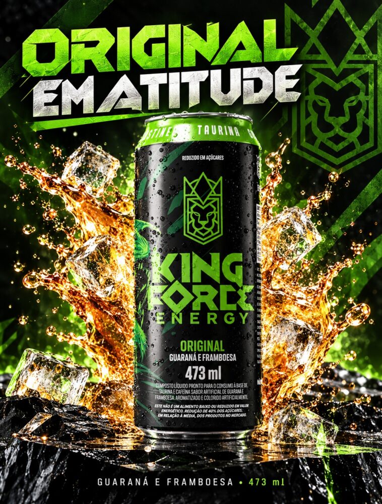 King Force Energéticos Monta Distribuidora de Suas Bebidas em São Bento do Sul e em Papanduva