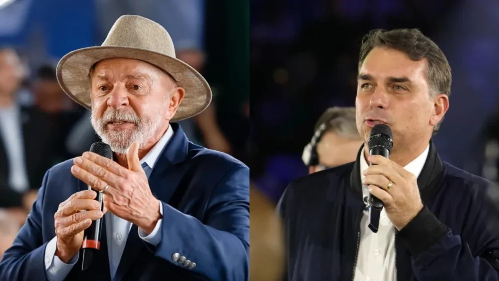 Vox: Lula tem 44,2% das intenções de voto no 2º turno; Flávio, 42,7%