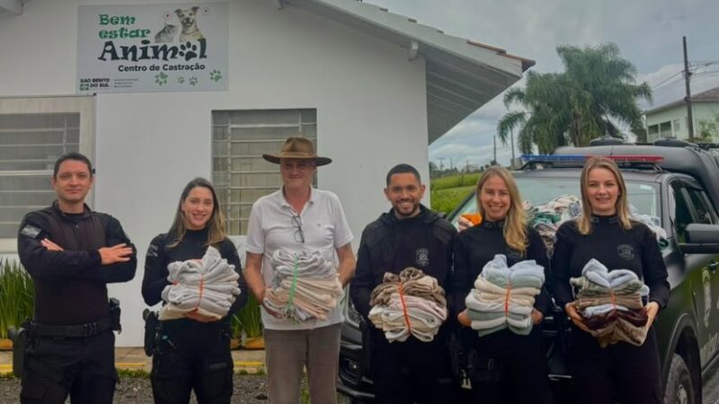 São Bento do Sul recebe 600 mantas do projeto AqueçaPPet para proteção animal