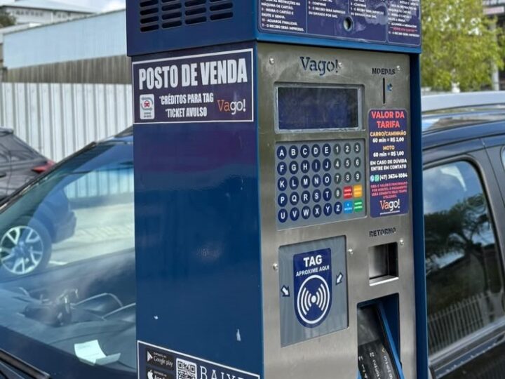 Estacionamento Rotativo de São Bento do Sul retoma funcionamento nesta quarta-feira (21)