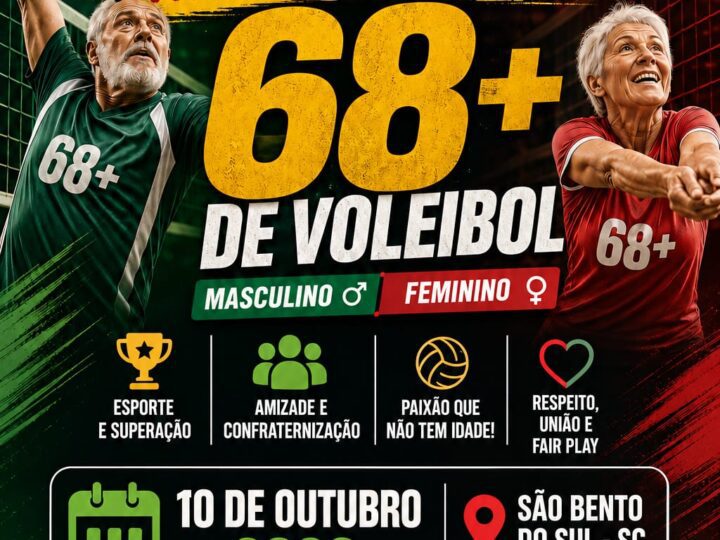 Voleibol 68+ reúne equipes em São Bento do Sul em homenagem a Nilo Fragozo