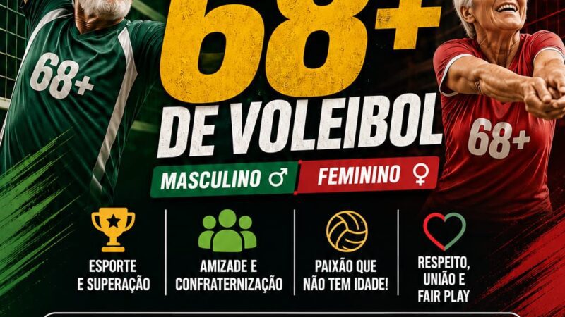 Voleibol 68+ reúne equipes em São Bento do Sul em homenagem a Nilo Fragozo