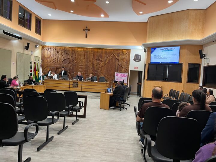 Vereadores votam projetos em sessão ordinária