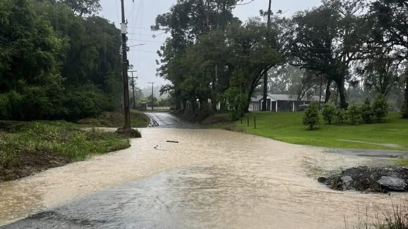 Canoinhas registra mais de 100 milímetros de chuva em 24 horas