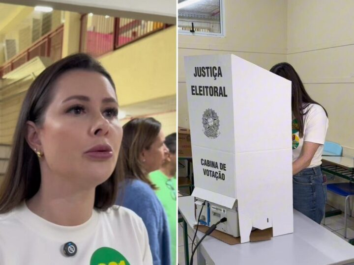 Carol De Toni vota em Chapecó e aponta comando do Senado como foco