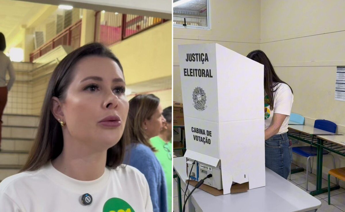 Carol De Toni vota em Chapecó e aponta comando do Senado como foco