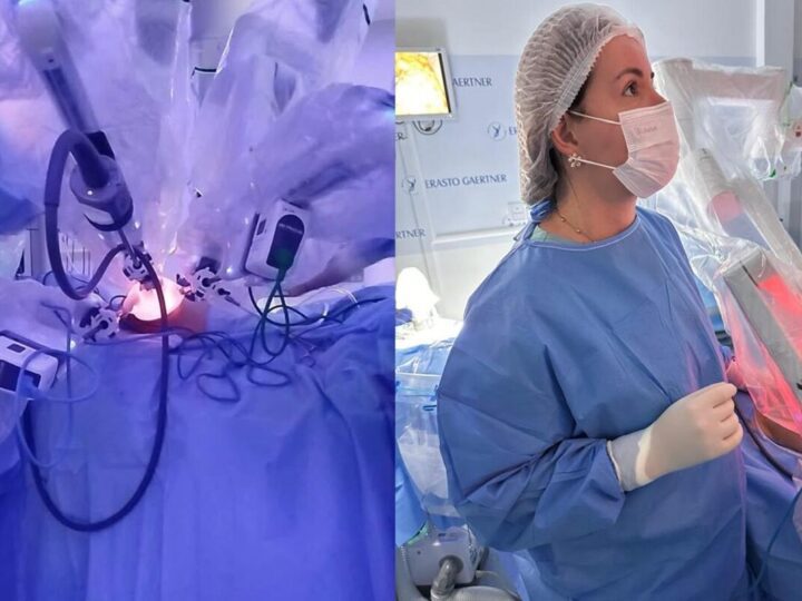 Cirurgia robótica inédita no DF trata câncer de mama