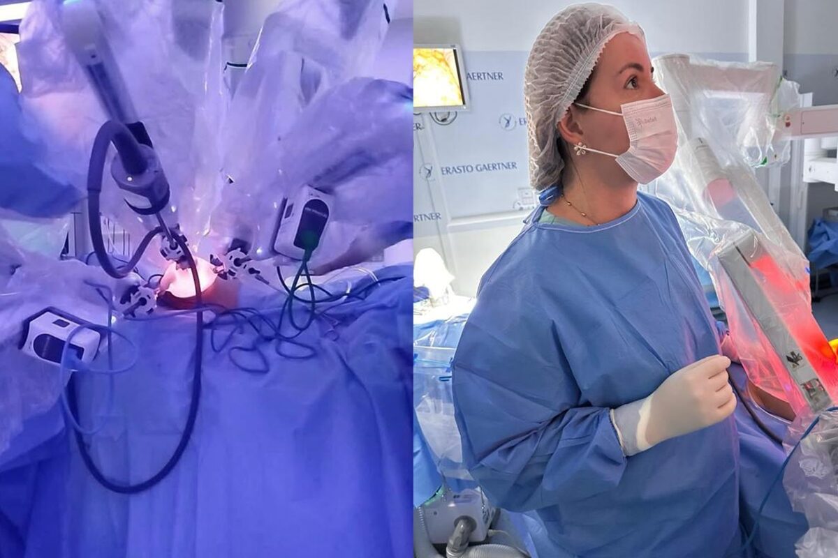 Cirurgia robótica inédita no DF trata câncer de mama