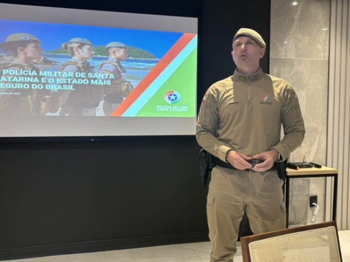 Comandante da PMSC apresenta inovações em São Bento do Sul