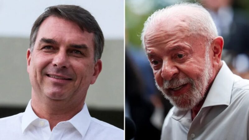 Imprensa internacional repercute empate técnico entre Flávio Bolsonaro e Lula