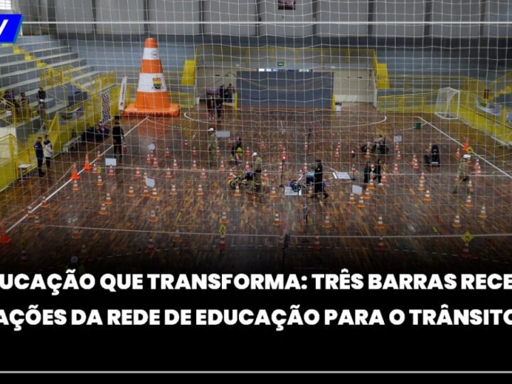Educação que transforma: Três Barras recebe ações da Rede de Educação para o Trânsito