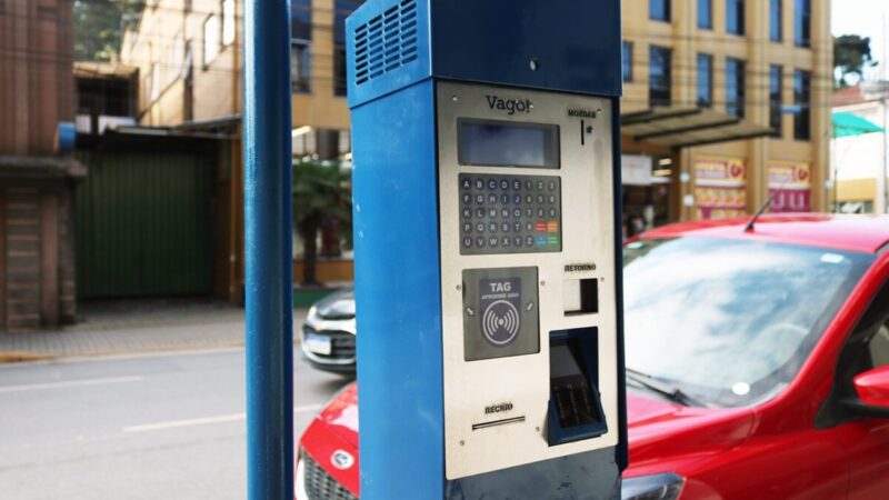 Estacionamento rotativo volta a operar em São Bento do Sul