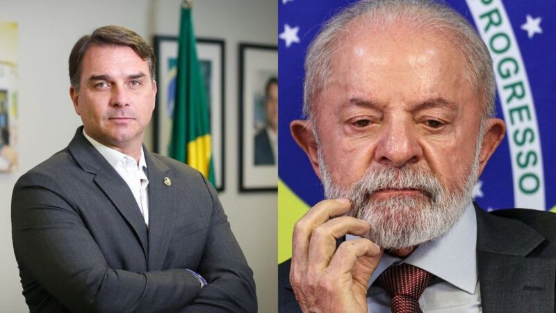 Flávio Bolsonaro abre 9 pontos sobre Lula no segundo turno, diz Gerp
