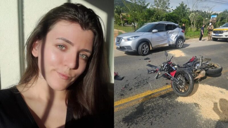 Estudante de educação física morre em acidente de moto após votar em SC