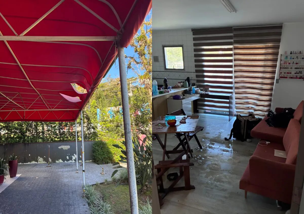 Homem é morto após ser esfaqueado e pular de janela em Florianópolis