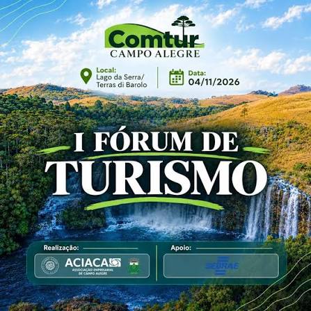Campo Alegre promove I Fórum de Turismo com especialistas e experiências de destinos brasileiros