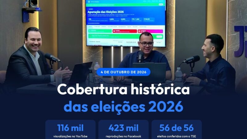 Portal alcança marca histórica com apuração ao vivo das eleições e ultrapassa meio milhão de visualizações