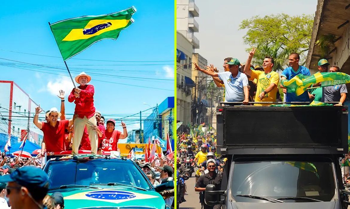 Lula e Flávio Bolsonaro intensificam campanha no RN e no RJ