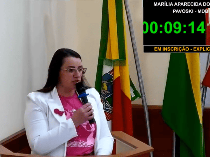 Na Câmara de Santa Terezinha, Marilia Nutricionista aborda apoio oncológico, cobra manutenção da frota