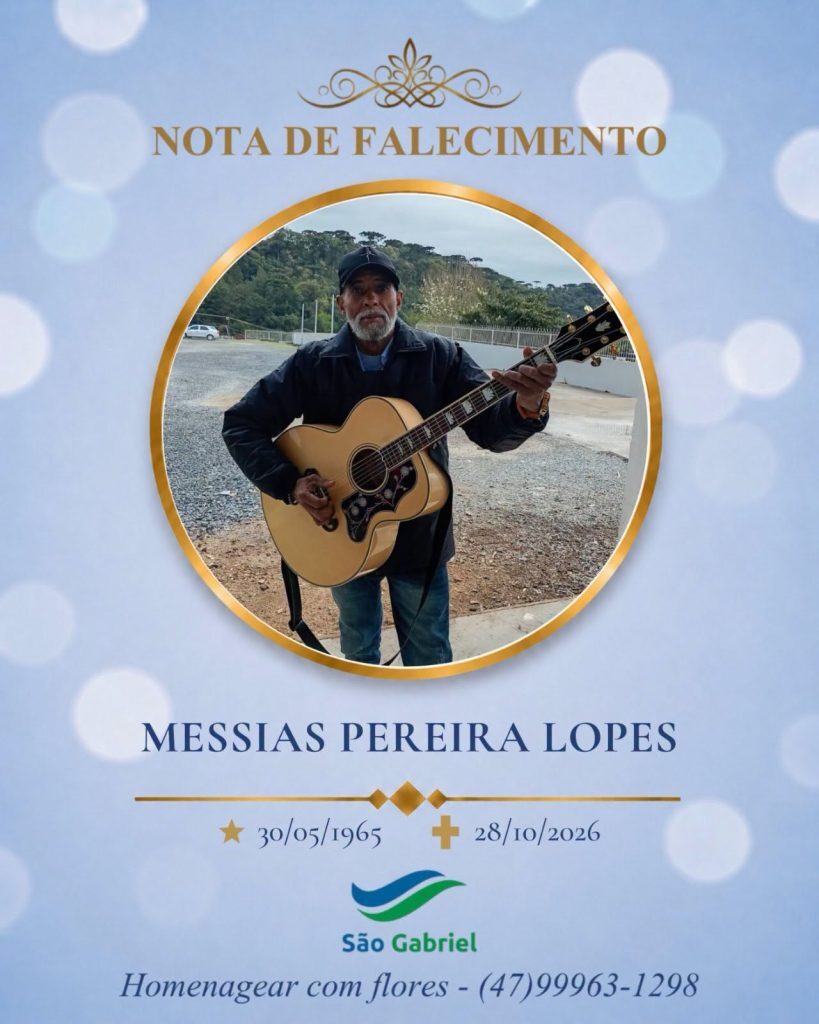 Messias Violeiro morre após colisão entre moto e ônibus em rodovia catarinense