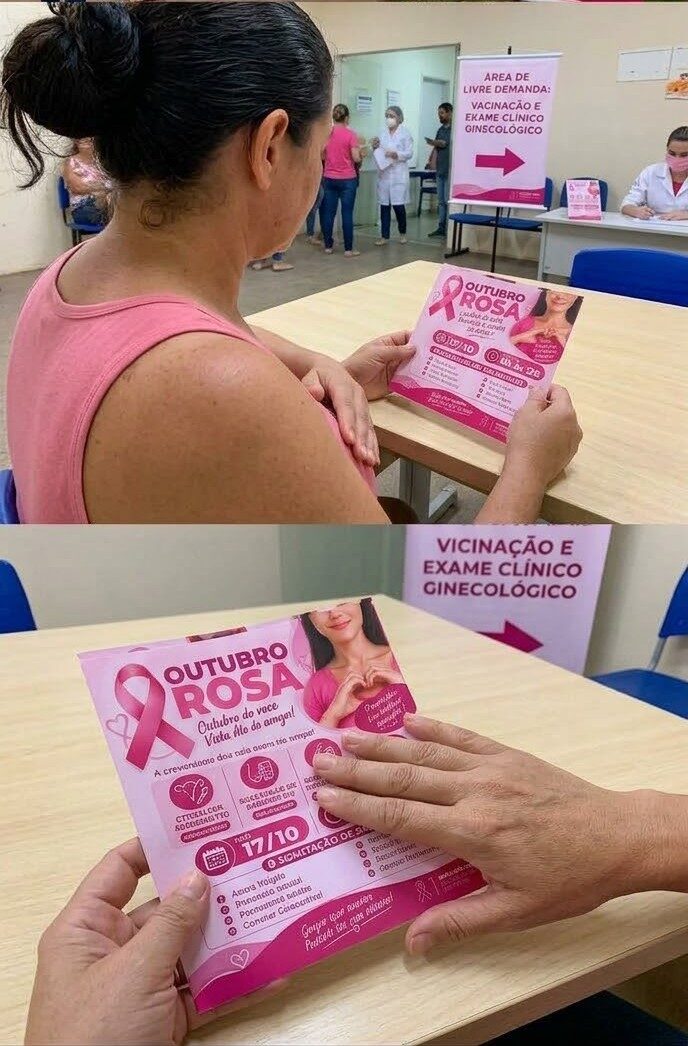 Outubro rosa oferece mutzão de exames e saúde preventiva